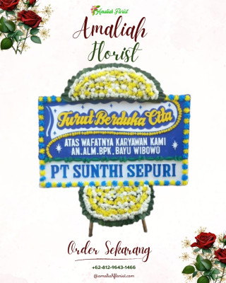 Papan Bunga Duka di Lombok Timur