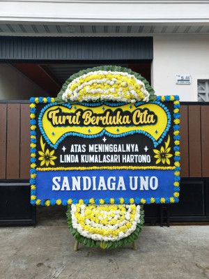 Papan Bunga Duka di Lombok Timur